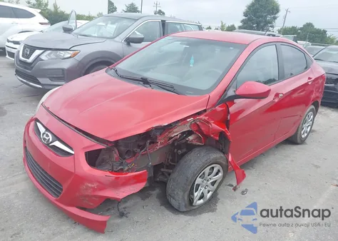2013 Hyundai Accent Gls from USA, damaged, VIN KMHCT4AE1DU511121